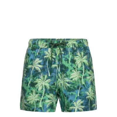 Björn Borg Borg Print Swim Shorts Grön