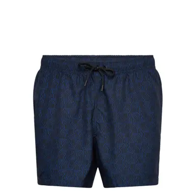 Björn Borg Borg Print Swim Shorts Marinblå