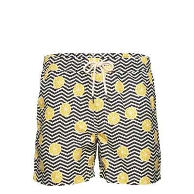 Black Lemon Swim Shorts Badshorts Multi/mönstrad OAS