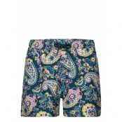 Borg Print Swim Shorts Badshorts Marinblå Björn Borg