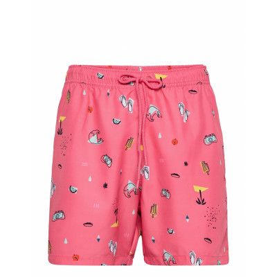 Borg Print Swim Shorts Badshorts Multi/mönstrad Björn Borg
