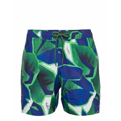 Borg Print Swim Shorts Badshorts Multi/mönstrad Björn Borg