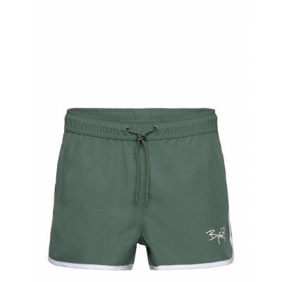 Borg Retro Swim Shorts Badshorts Green Björn Borg