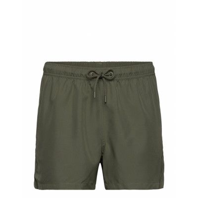 Borg Solid Swim Shorts Badshorts Khaki Green Björn Borg