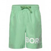 Borg Swim Shorts *Villkorat Erbjudande Badshorts Grön Björn Borg