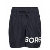 Borg Swim Shorts *Villkorat Erbjudande Badshorts Marinblå Björn Borg