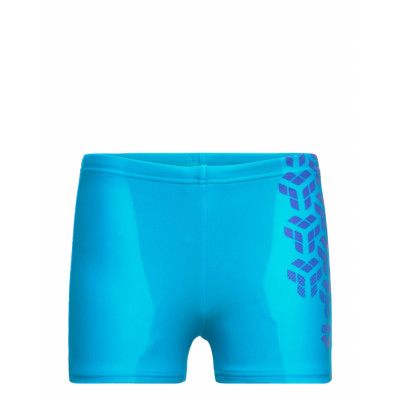 Arena Boy's Arena Kikko V Swim Short Graphic Blå