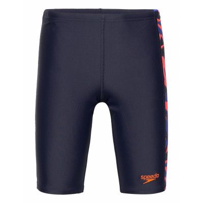 Boys Hyper Boom Panel Jammer Sport Swimshorts Navy Speedo