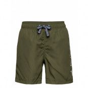 Boy'S Logo Swim Shorts Lightweight Badshorts Grön GANT