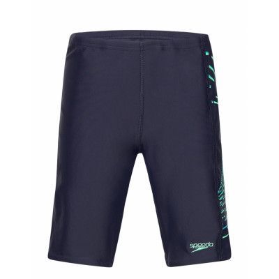 Boys Plastisol Placement Jammer Sport Swimshorts Navy Speedo