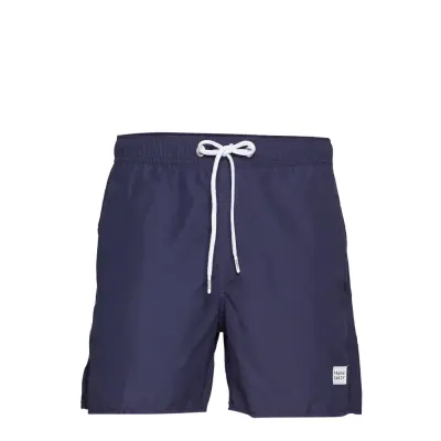 Breeze Long Swim Shorts Badshorts Blå Frank Dandy