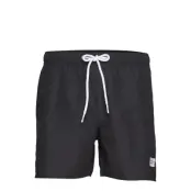 Breeze Long Swim Shorts Badshorts Svart Frank Dandy