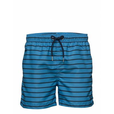 Breton Stripe Swim Shorts C.F. Badshorts Blå GANT