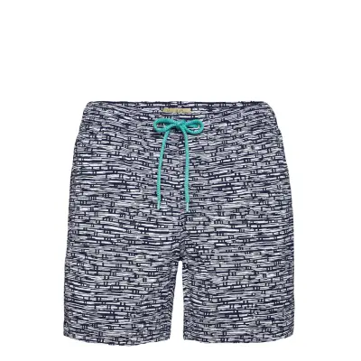 Brushed Lines Trunk Badshorts Grå J.Crew