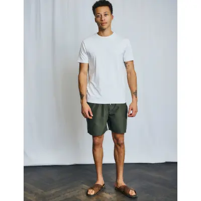 Bruun & Stengade Bs Havana Regular Fit Swim Shorts - Khaki green - L
