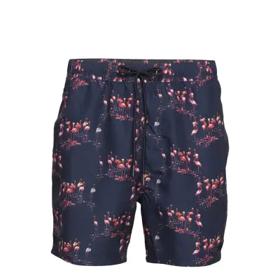 Bs Hasselhoff Badshorts Blå Bruun & Stengade