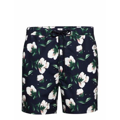 Bs Hasselhoff Badshorts Blå Bruun & Stengade