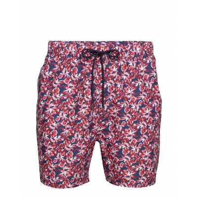 Bs Hasselhoff Badshorts Röd Bruun & Stengade