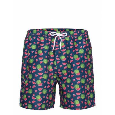 Bs Havana Badshorts Blå Bruun & Stengade