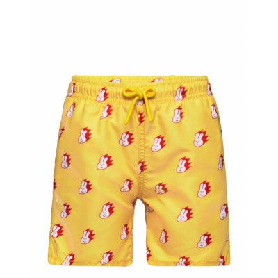 Bunny Swimshorts Badshorts Multi/mönstrad Happy Socks