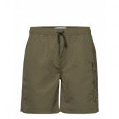 Cedric Swim Shorts Badshorts Khakigrön Les Deux