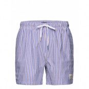 Cf Seersucker Swim Shorts Badshorts Blå GANT