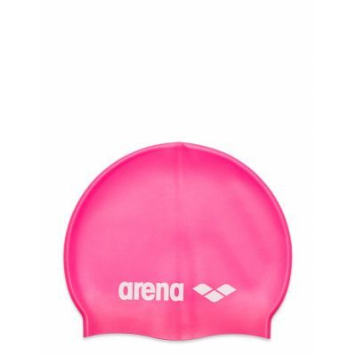 Arena Classic Silic Jr Black-Silver Rosa