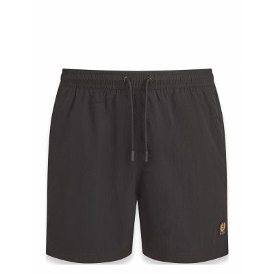Clipper Swim Shorts Black Designers Shorts Black Belstaff