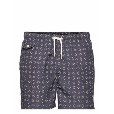 Club Bathing Trunks Badshorts Blå Morris