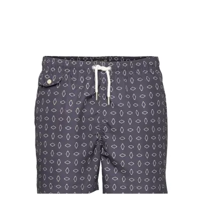 Club Bathing Trunks Badshorts Blå Morris