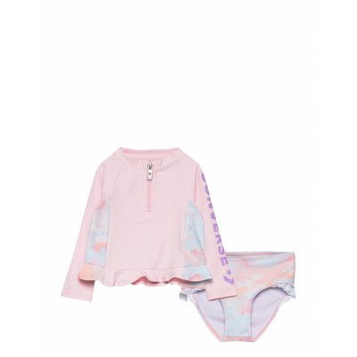 Converse Cnvg 2Pc Rash Guard Rosa