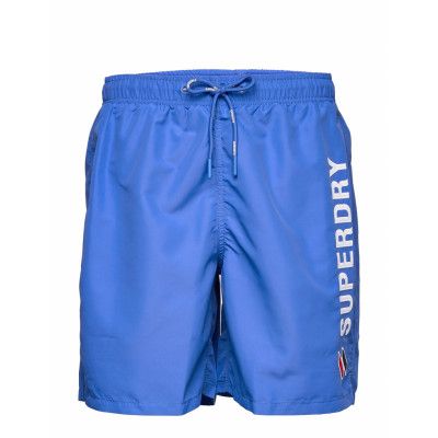 Code Applque 19Inch Swim Short Badshorts Blå Superdry