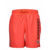 Code Applque 19Inch Swim Short Badshorts Orange Superdry