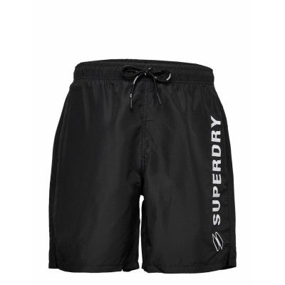 Code Applque 19Inch Swim Short Badshorts Svart Superdry