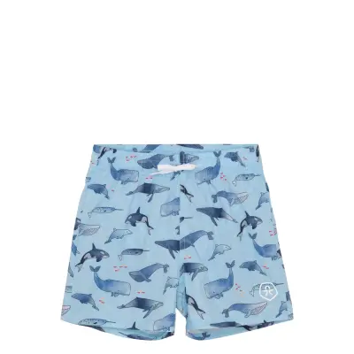 Color Kids Swim Shorts, Aop Blå