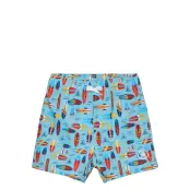 Color Kids Swim Shorts, Aop - Blue - 164