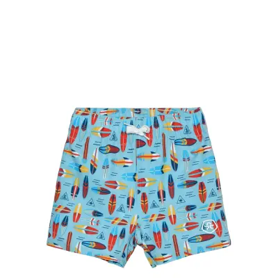 Color Kids Swim Shorts, Aop - Blue - 164