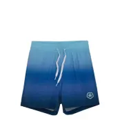 Color Kids Swim Shorts, Aop & Magic Blå
