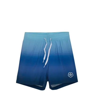 Color Kids Swim Shorts, Aop & Magic Blå