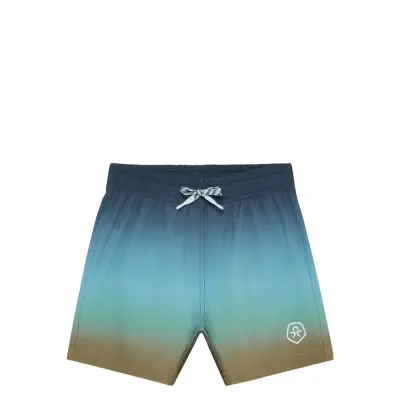 Color Kids Swim Shorts,  Aop & Magic - Blue - 104