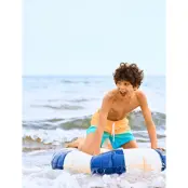 Color Kids Swim Shorts,  Aop & Magic - Orange - 110