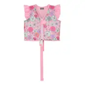Color Kids Swim Vest, Aop - Pink - 3-6Y
