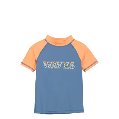 Color Kids T-Shirt W. Print Blå