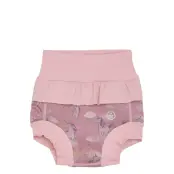Color Kids Trunks W. Frills, Flower Aop - Pink - 74