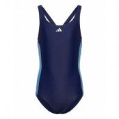Cut 3S Suit Sport Swimsuits Navy Adidas Performance