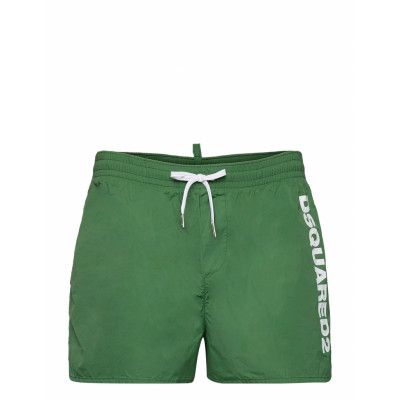 Swimwear In Boxer Midi Model Badshorts Grön DSquared2