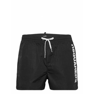 Swimwear In Boxer Midi Model Badshorts Svart DSquared2