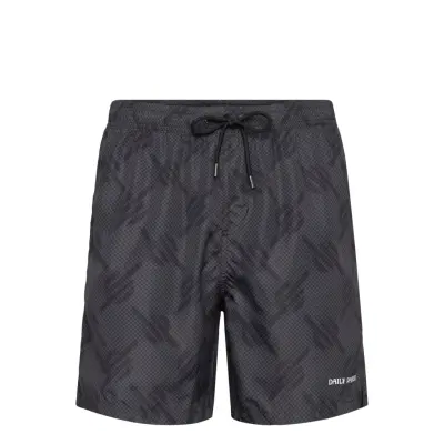 Daily Paper Dotted Monogram Swimshorts Svart