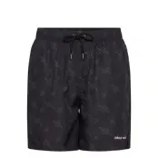 Daily Paper Irregular Monogram Swimshorts - Black - S