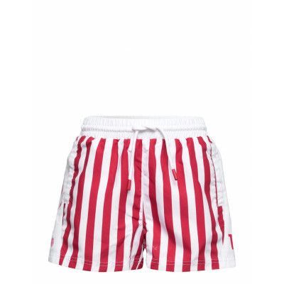 Dbu Fan 2020 Swim Shorts Kids Badshorts Röd Hummel